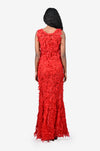 Red Organza gown