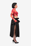 Blood Washed Second Skin Crop Top 2.0 (Maroon)
