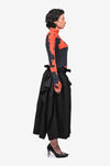 Sculpted gloved HUEMN flesh top - Red