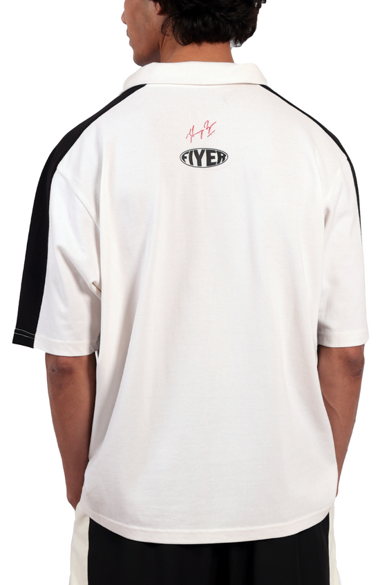 Shreyas Iyer x HUEMN 'Fiyer' T-shirt (White)