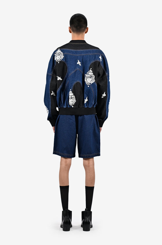 Denim shorts (indigo)