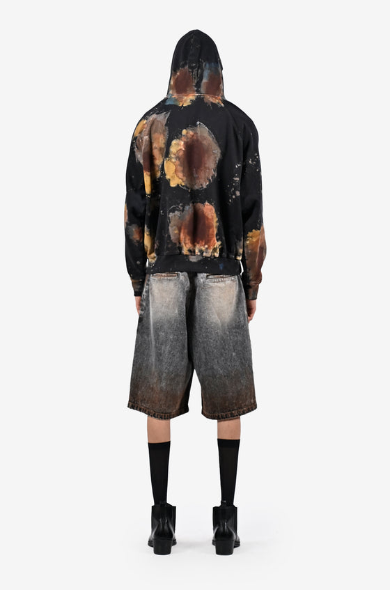 Huemn Blood Washed Hoodie (Black)