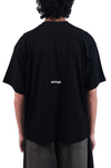 'Distorted face' T-shirt (Black)