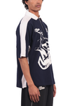 Shreyas Iyer x HUEMN 'Fiyer' T-shirt (Navy Blue)