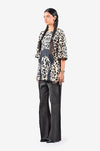 The Girl with the Braids t-shirt - Leopard