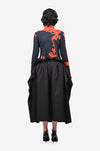 Sculpted gloved HUEMN flesh top - Red