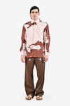 HUEMN flesh shirt - Brown