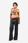 Blood Washed Second Skin Crop Top 2.0 (Beige)