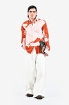 HUEMN flesh shirt - Orange Tan