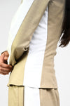 Panelled corset style shirt