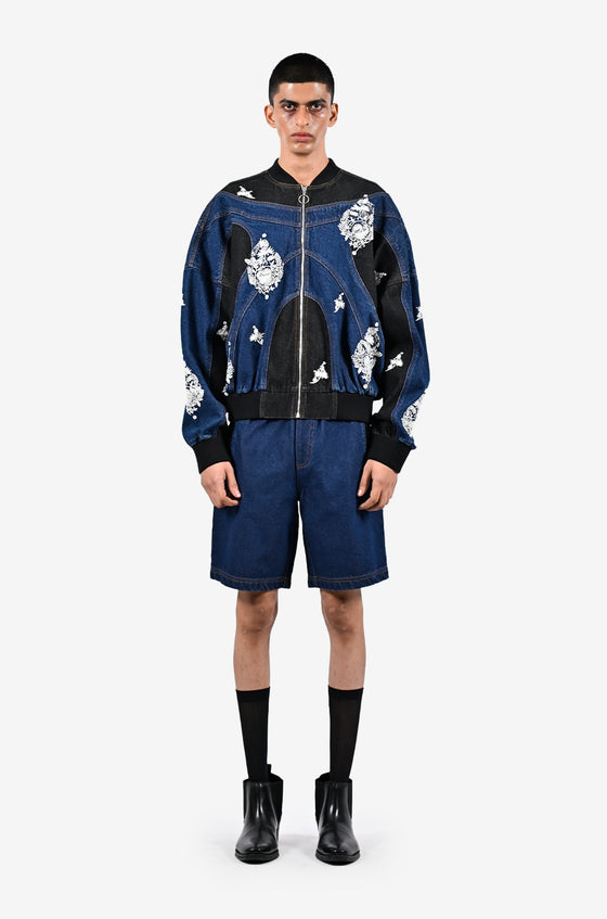 Denim shorts (indigo)