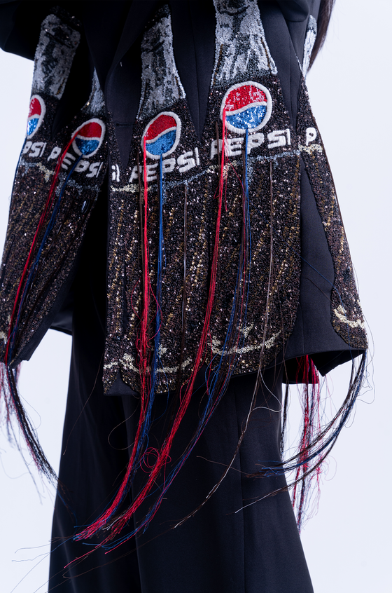 Handcrafted 'Pepsi' Blazer