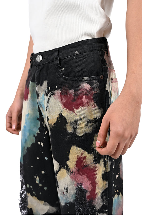 Huemn Blood Washed Straight Fit Denim