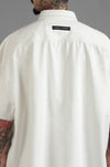 SuperHUEMN Denim Overshirt (White)