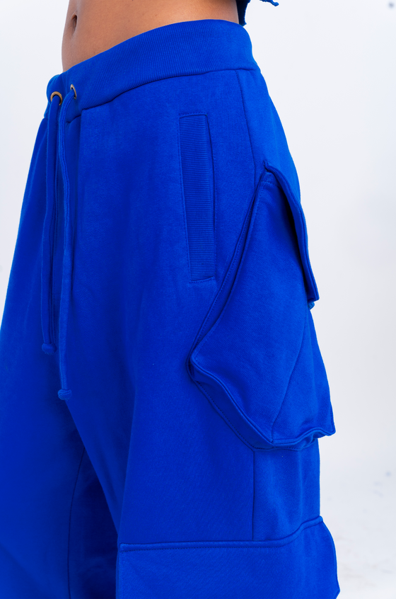 Huemn Flap Pocket Sweatpant (Blue)