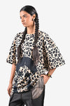 The Girl with the Braids t-shirt - Leopard