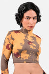 Blood Washed Second Skin Crop Top 2.0 (Beige)