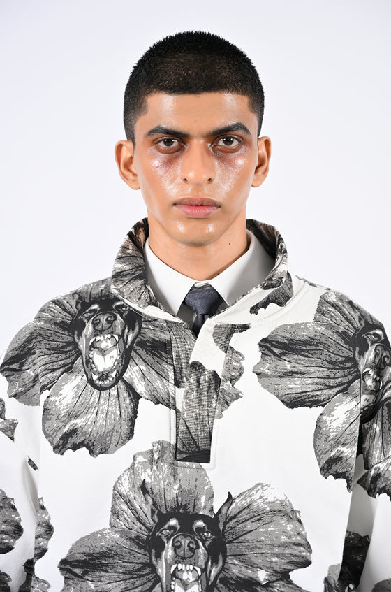 Canine sweatshirt - White