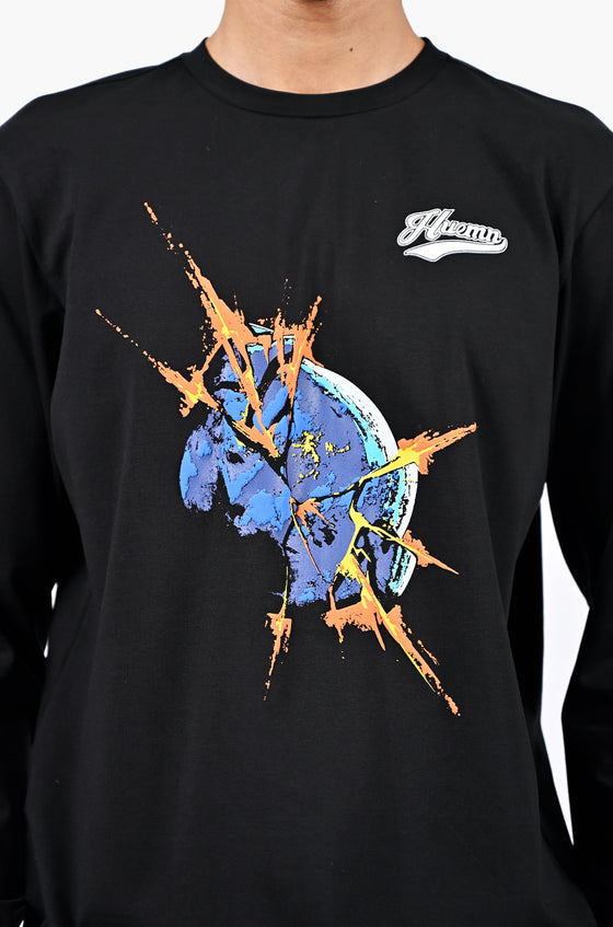 Blue marble bomb t-shirt