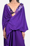 Hybrid Sari-Pants (Dark Violet)