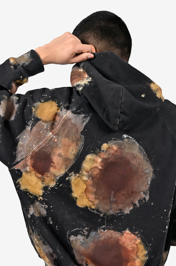 Huemn Blood Washed Hoodie (Black)