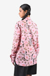 The Girl with the Braids shirt - Powder Pink