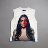 Apocalypse sleeveless t-shirt - White