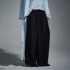 Tie-up oversized shirt - Powder Blue