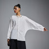 Inside out raw-edged shirt - White