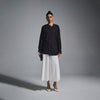 Inside out raw-edged shirt - Black
