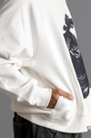 'Garbage bag' Hoodie (White)