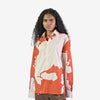 HUEMN flesh shirt - Orange Tan