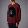Huemn Classic Handmade Gorilla Sweatshirt (Maroon)
