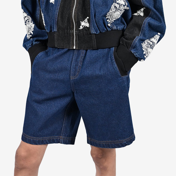 Denim shorts (indigo)