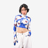 Blood Washed Second Skin Crop Top 2.0 (Blue)
