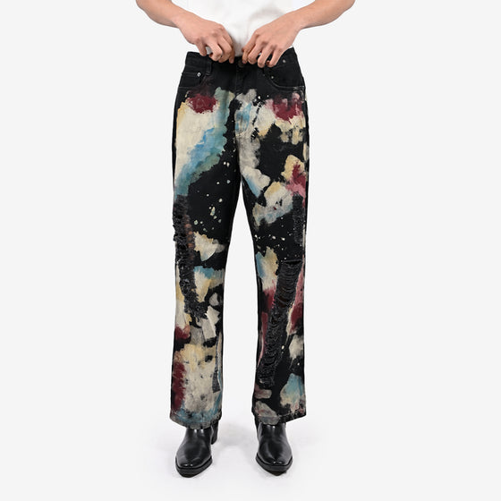 Huemn Blood Washed Straight Fit Denim