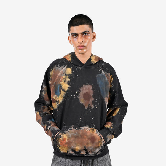 Huemn Blood Washed Hoodie (Black)