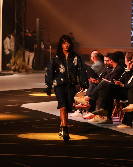 Denim shorts (indigo)