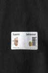 'Behaviour' ID card T-shirt (Black)