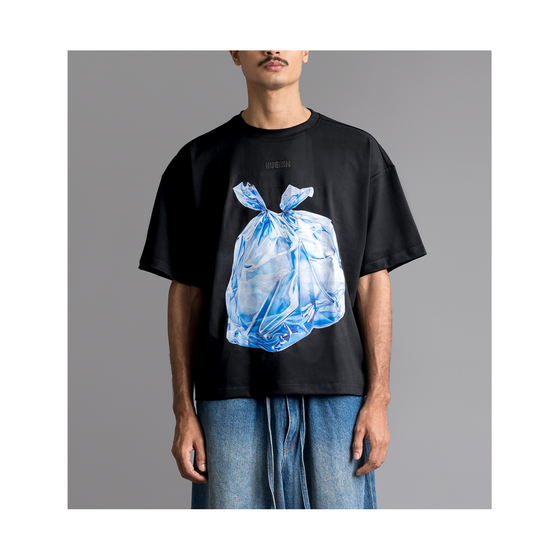 Cold 'Garbage bag' T-shirt (Black)