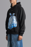 Cold 'Garbage bag' Hoodie (Black)