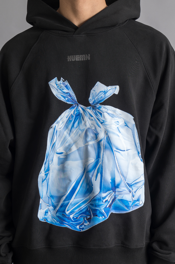 Cold 'Garbage bag' Hoodie (Black)