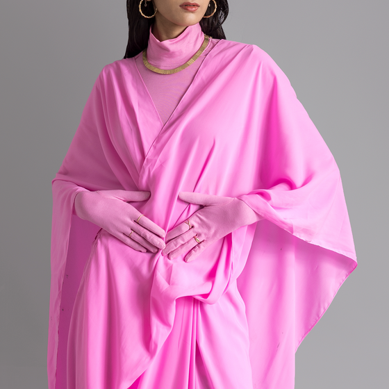 Hybrid Sari-Pants (Pink)