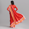 The Racer Stripe Sari (Red)