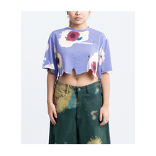 Huemn Blood Washed To Love Crop Top (Lilac)