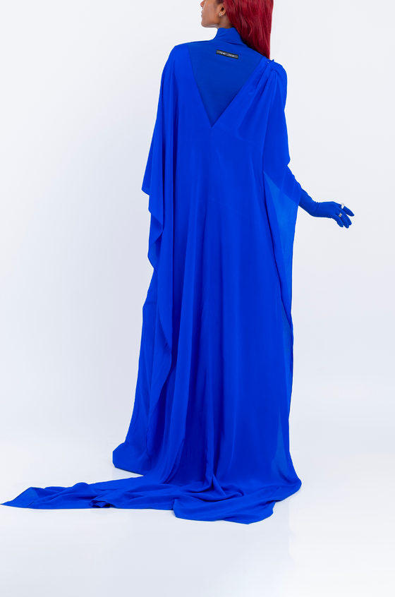 Hybrid Sari-Pants (Blue)