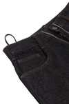 Straight fit denim with zippered detail (Dusk)