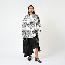  Canine printed cotton shirt - White