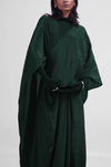 Hybrid Sari-Pants (Emerald green)