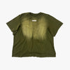 SuperHUEMN Denim Washed T-shirt (Olive Green)